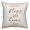 Bless Our Home Leaf Indoor/Outdoor Throw Pillow